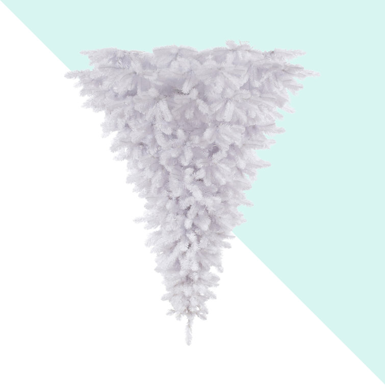 Hashtag Home 6' Upside Down White Artificial Christmas Tree & Reviews